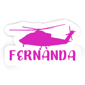 Hubschrauber Aufkleber Fernanda Image