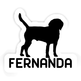 Fernanda Autocollant Chien Image