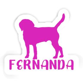 Fernanda Autocollant Chien Image