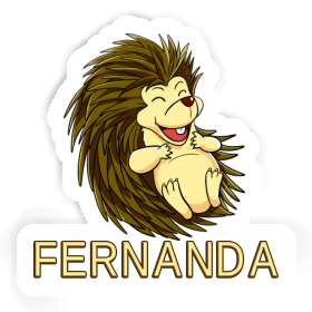 Sticker Fernanda Hedgehog Image