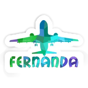 Fernanda Sticker Jumbo-Jet Image