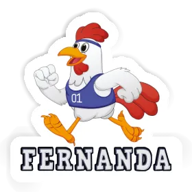 Aufkleber Huhn Fernanda Image