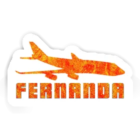 Sticker Jumbo-Jet Fernanda Image