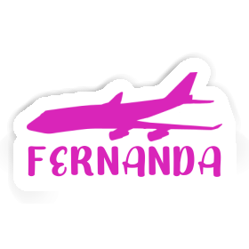 Fernanda Sticker Jumbo-Jet Image