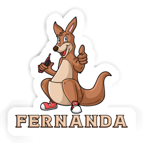 Sticker Fernanda Kangaroo Image