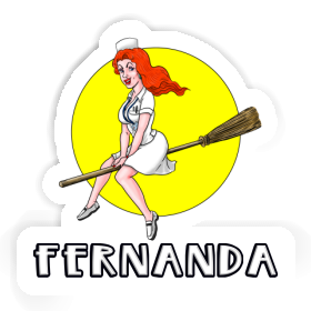 Sorcière Autocollant Fernanda Image