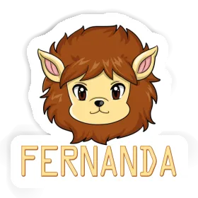 Lion Sticker Fernanda Image