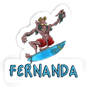 Fernanda Autocollant Surfeur Image