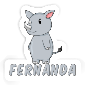 Sticker Rhino Fernanda Image