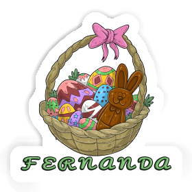 Sticker Fernanda Easter basket Image