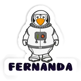 Fernanda Sticker Astronaut Image