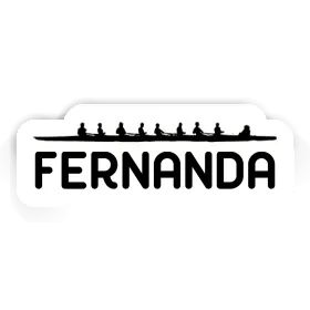 Fernanda Sticker Ruderboot Image