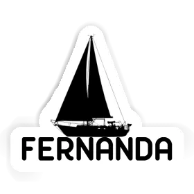 Sticker Sailboat Fernanda Image