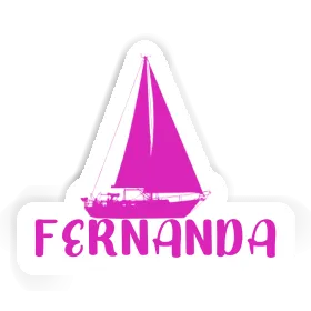 Fernanda Sticker Sailboat Image