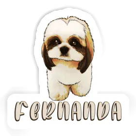 Fernanda Sticker Shih Tzu Image