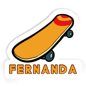 Fernanda Sticker Skateboard Image