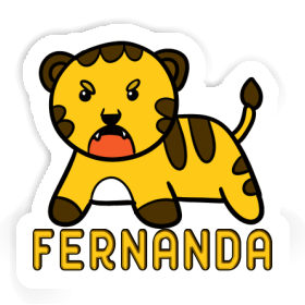 Sticker Fernanda Baby Tiger Image