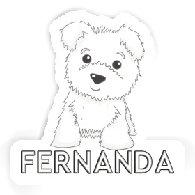 Fernanda Aufkleber Westernhund Image