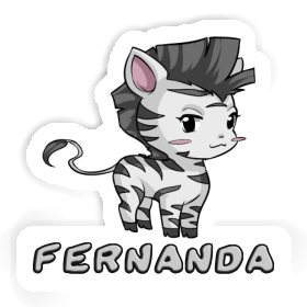 Sticker Zebra Fernanda Image