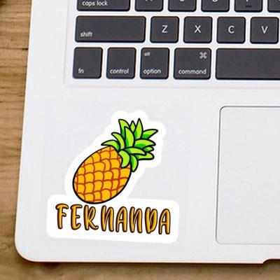 Pineapple Sticker Fernanda Laptop Image