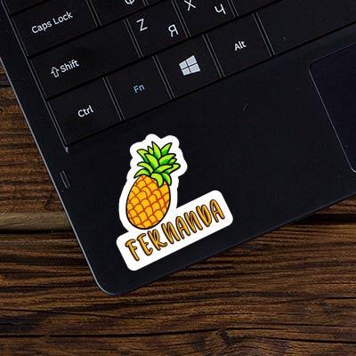 Fernanda Sticker Ananas Notebook Image