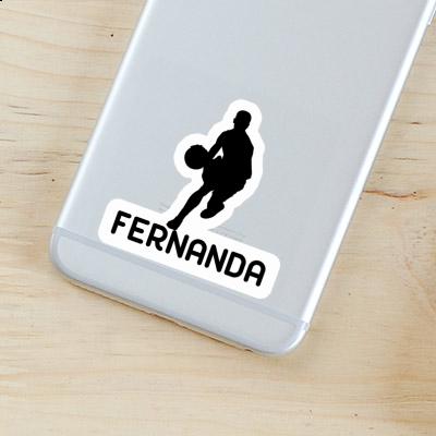 Basketball Player Sticker Fernanda Notebook Image