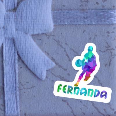 Joueur de basket-ball Autocollant Fernanda Gift package Image