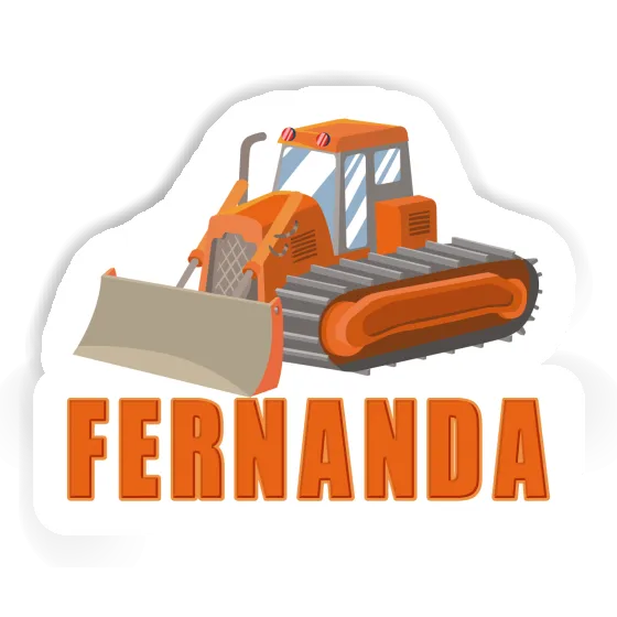 Sticker Excavator Fernanda Notebook Image