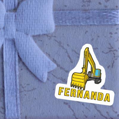 Sticker Excavator Fernanda Gift package Image