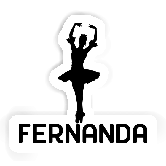 Sticker Fernanda Ballerina Laptop Image