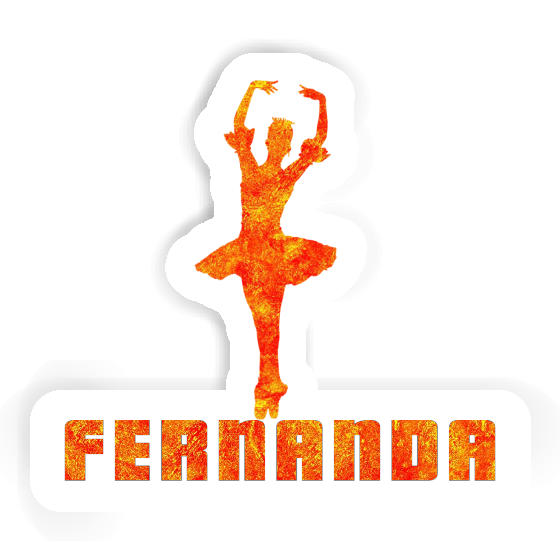 Fernanda Aufkleber Ballerina Notebook Image