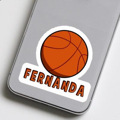 Fernanda Sticker Basketball Notebook Image