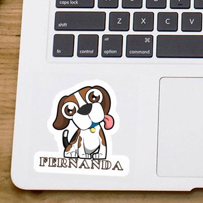 Beagle Autocollant Fernanda Notebook Image