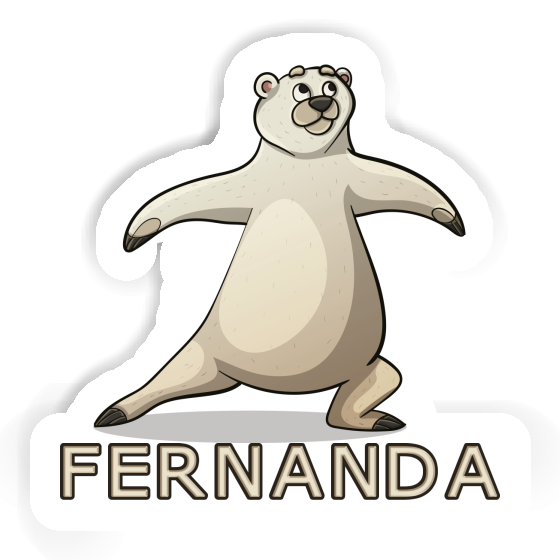 Sticker Yoga-Bär Fernanda Image