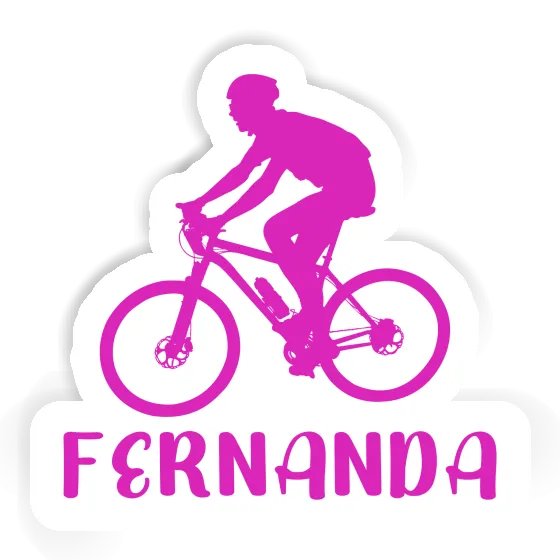 Sticker Fernanda Biker Notebook Image