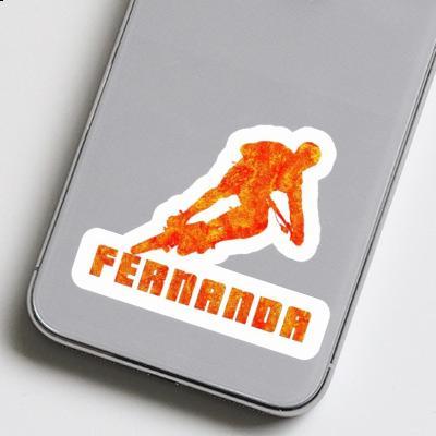 Fernanda Sticker Biker Laptop Image