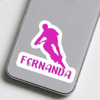 Biker Sticker Fernanda Laptop Image