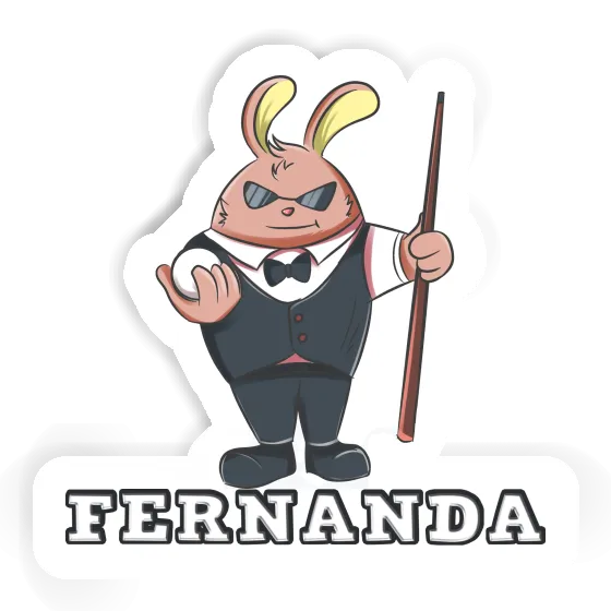 Billiard Player Sticker Fernanda Gift package Image