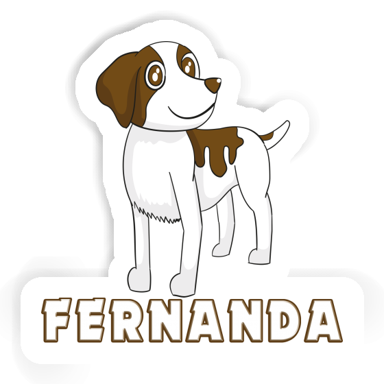 Sticker Bretagne Hund Fernanda Laptop Image