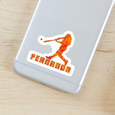 Sticker Baseball Player Fernanda Image