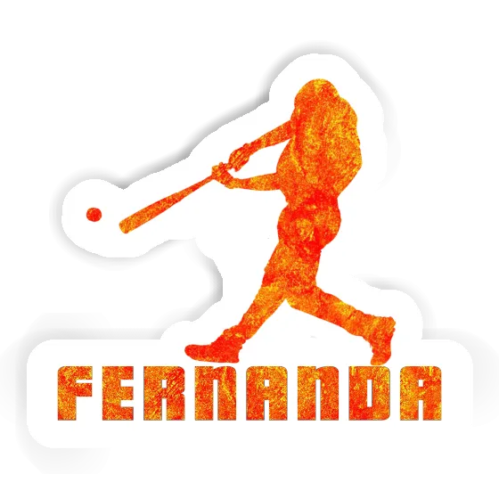 Joueur de baseball Autocollant Fernanda Gift package Image