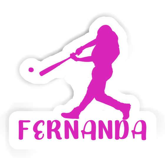 Baseball Player Sticker Fernanda Image