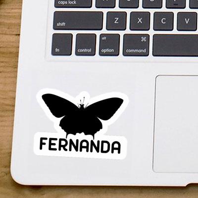 Sticker Fernanda Schmetterling Laptop Image