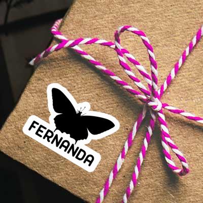 Sticker Fernanda Schmetterling Notebook Image