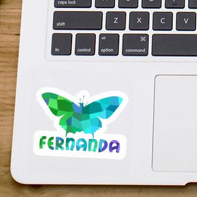 Fernanda Autocollant Papillon Laptop Image