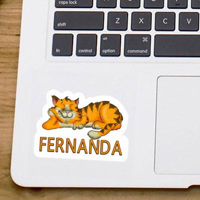 Sticker Chilling Cat Fernanda Gift package Image