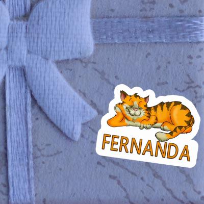 Sticker Chilling Cat Fernanda Gift package Image