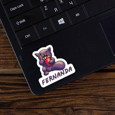 Cat Sticker Fernanda Laptop Image