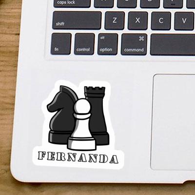 Sticker Schachfigur Fernanda Notebook Image