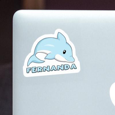 Dolphin Sticker Fernanda Notebook Image